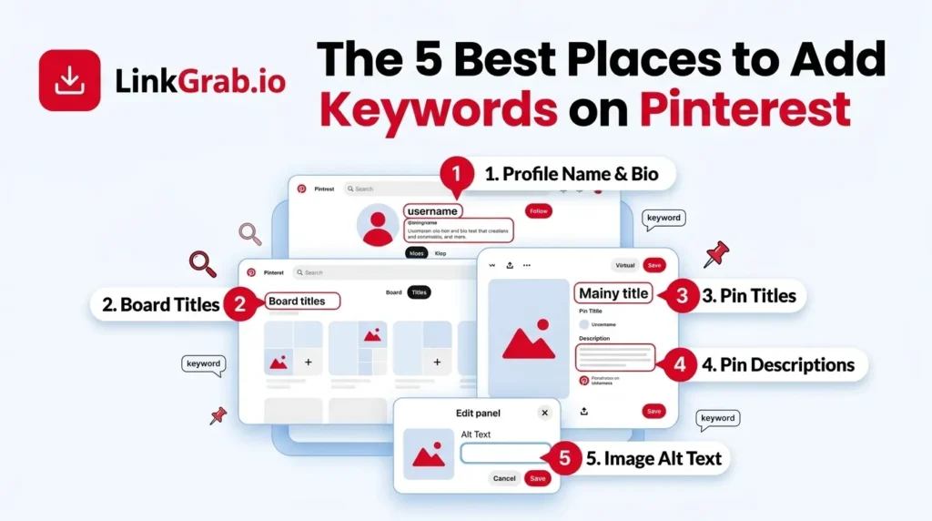The 5 Best Places to Add Keywords on Pinterest