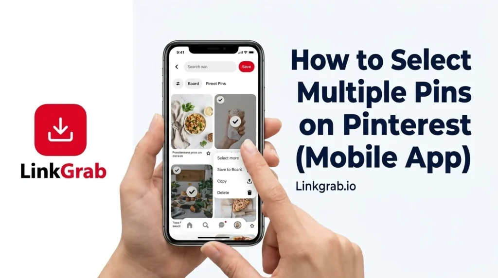 Select Multiple Pins on Pinterest (Mobile App)