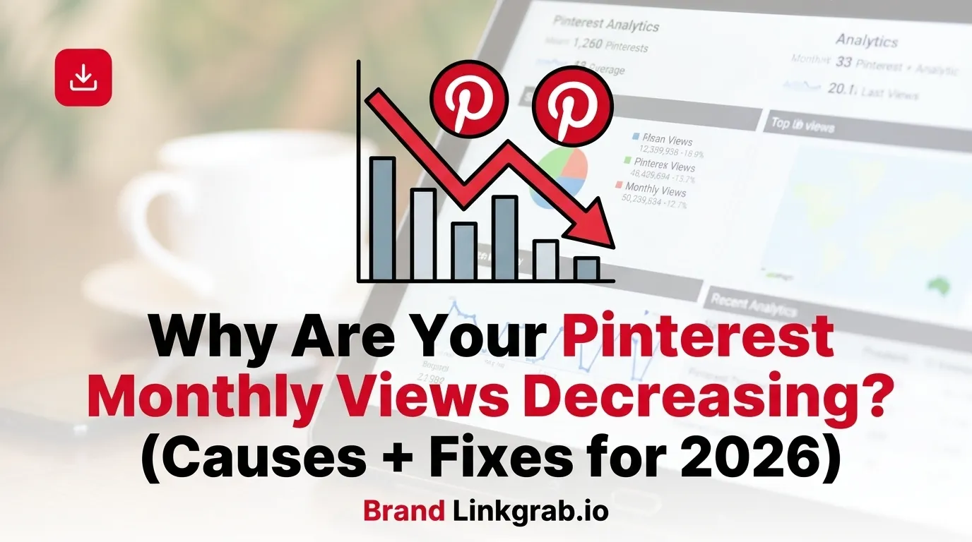 Why Are Your Pinterest Monthly Views Decreasing? (Causes + Fixes for 2026)