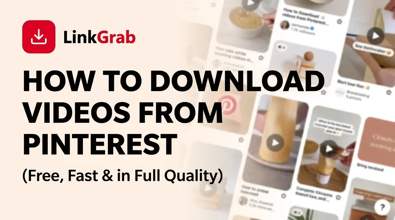 Download Videos From Pinterest